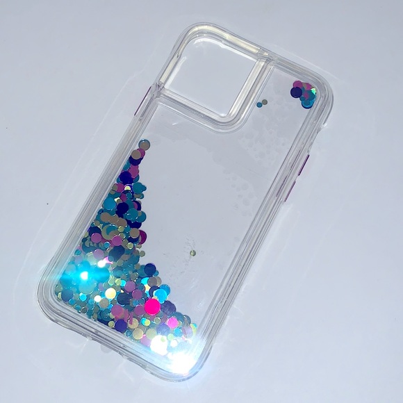 NWOB CaseMate Waterfall Iphone Case, Confetti Snow Globe effect - Picture 3 of 8